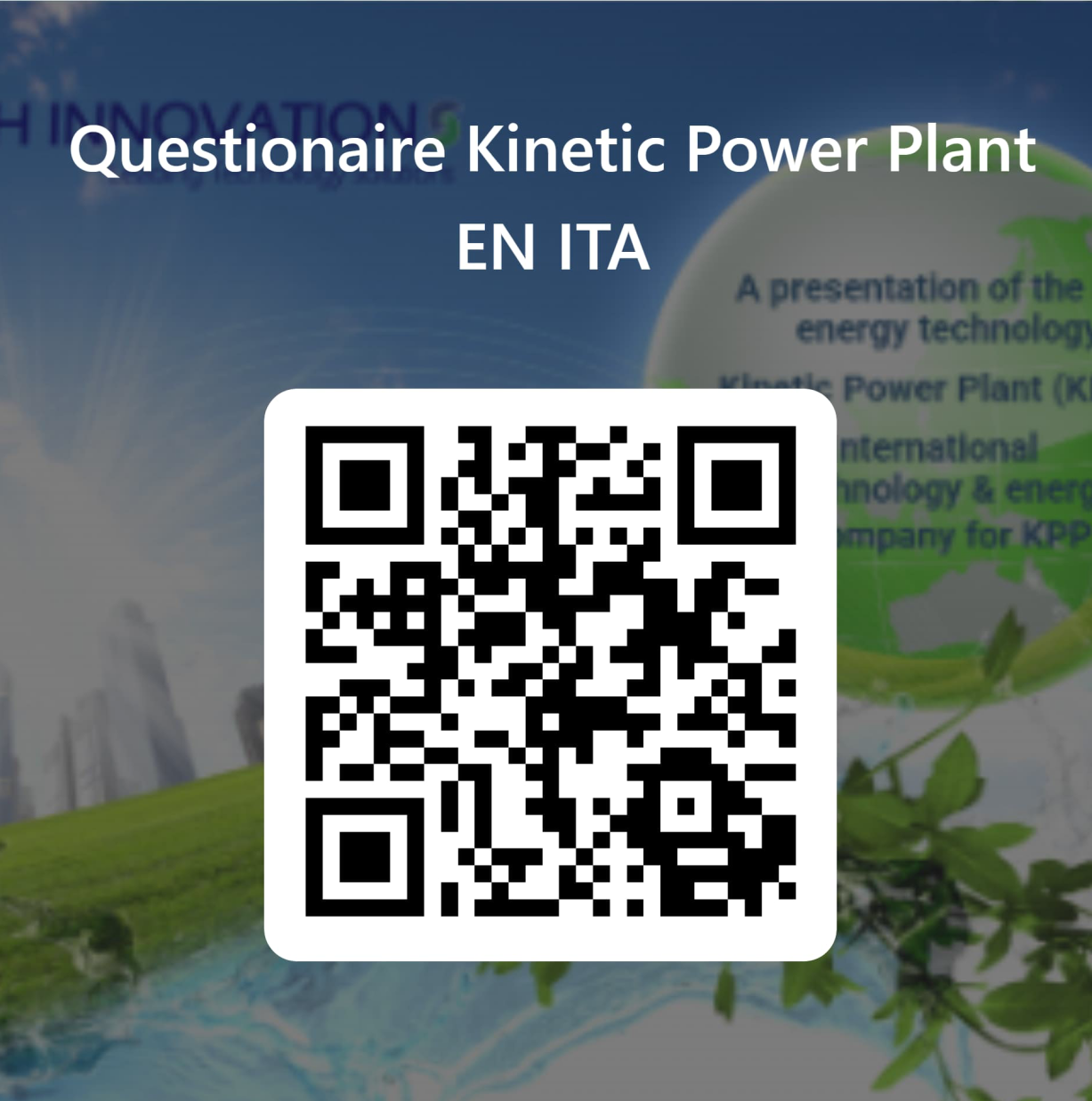 QRCode dla Questionaire Kinetic Power Plant EN ITA