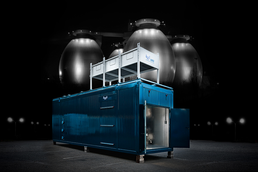 RSE Faulturm Container  Kogenerator na gaz ze ścieków