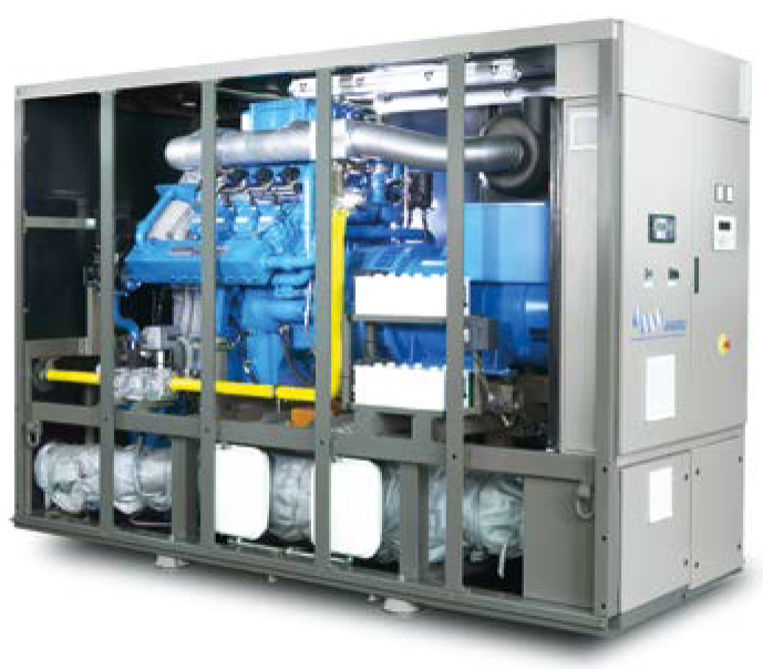 Schmitt Enertec Kogenerator biogaz zabudowa kompaktowa wewnątrz 2